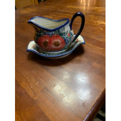 Gravy boat blue poppy